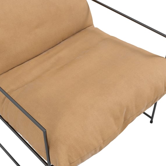 brook tobacco accent chair close up