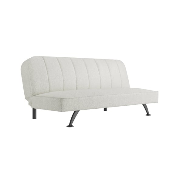 burlington ivory boucle sofa bed angle