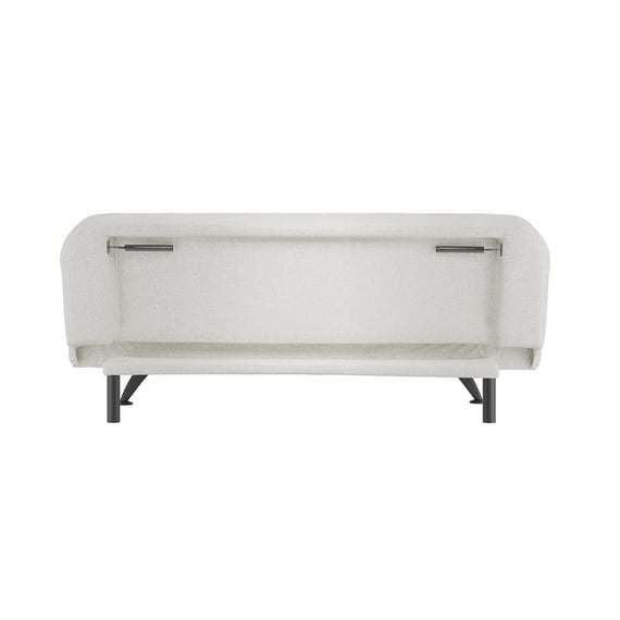 burlington ivory boucle sofa bed back