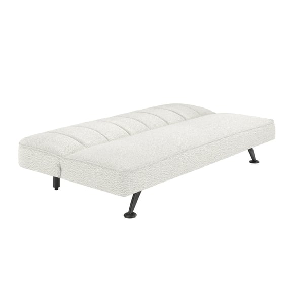 burlington ivory boucle sofa bed flat