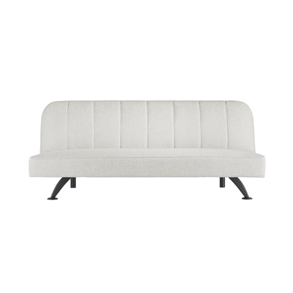 burlington ivory boucle sofa bed front