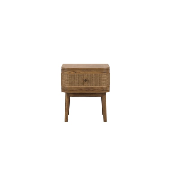 callie smoked bedside cabinet front on