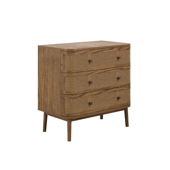 callie smoked chest of drawers angle