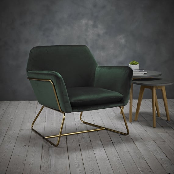 Charles Armchair Racing Green