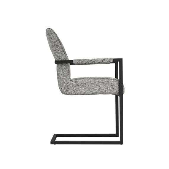 cleaver smoked pearl carver chair side