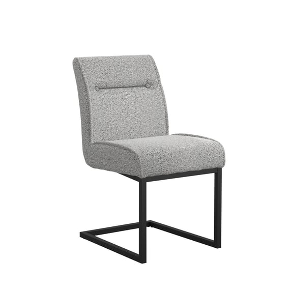 cleaver smoked pearl dining chair angle