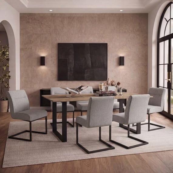 cleaver smoked pearl dining chair lifestyle