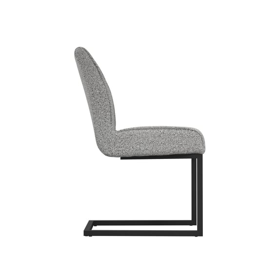 cleaver smoked pearl dining chair side