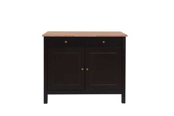 copenhagen black oak sideboard cabinet front