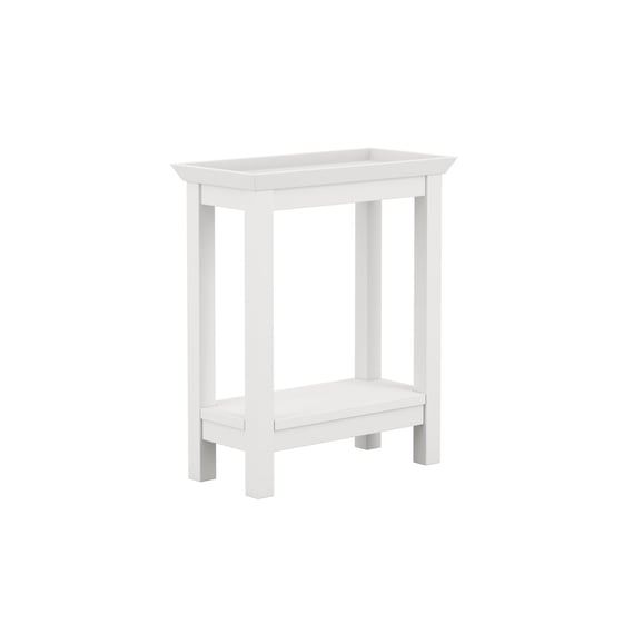 cote white side table angle