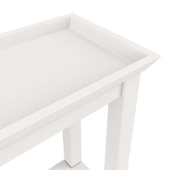 cote white side table close up