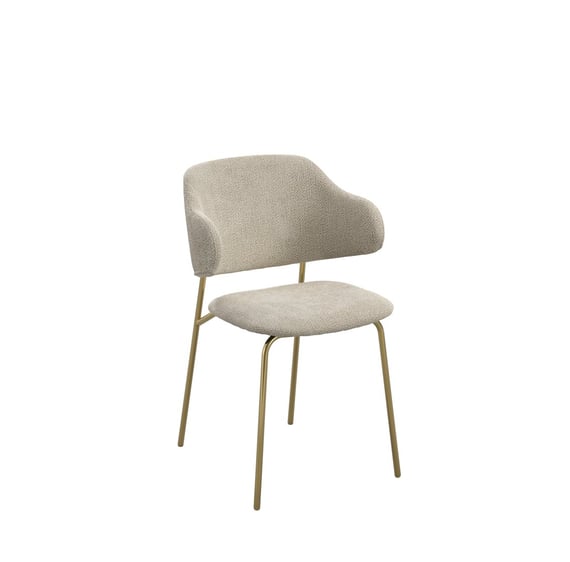 dorchester wheat gold dining chair angle