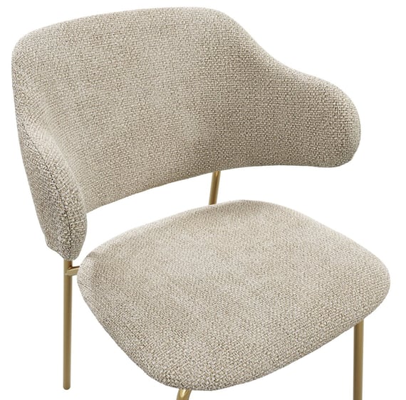 dorchester wheat gold dining chair close up