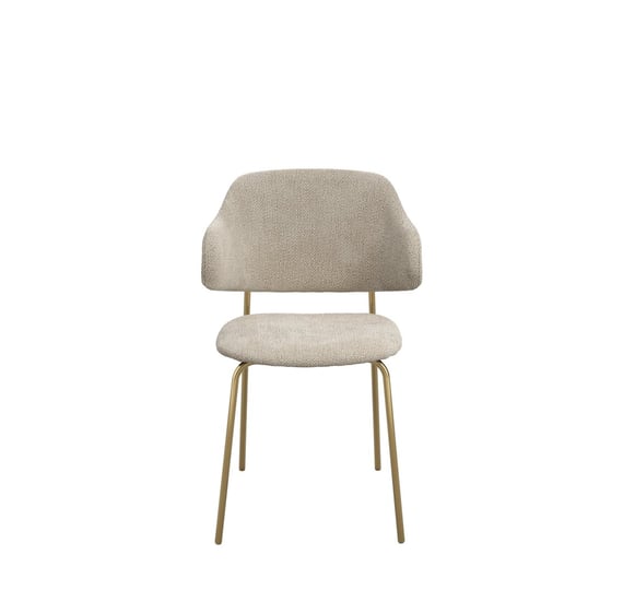 dorchester wheat gold dining chair front