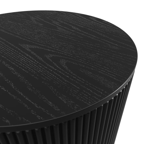 eden black coffee table close up