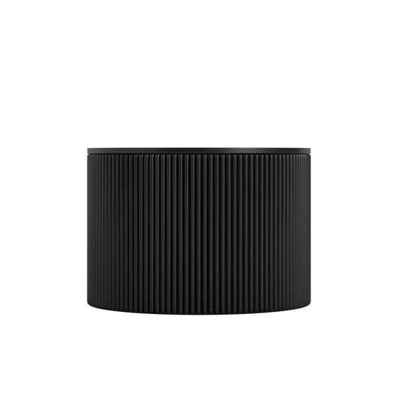 eden black coffee table side