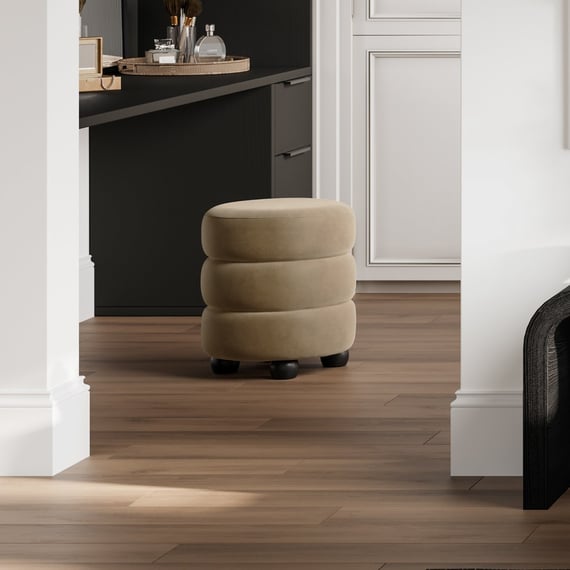 Emi Mole Black Pouffe