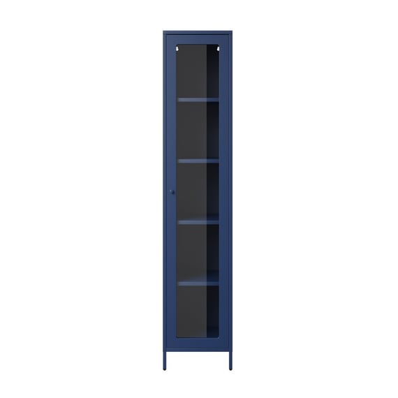 frank classic blue display cabinet front