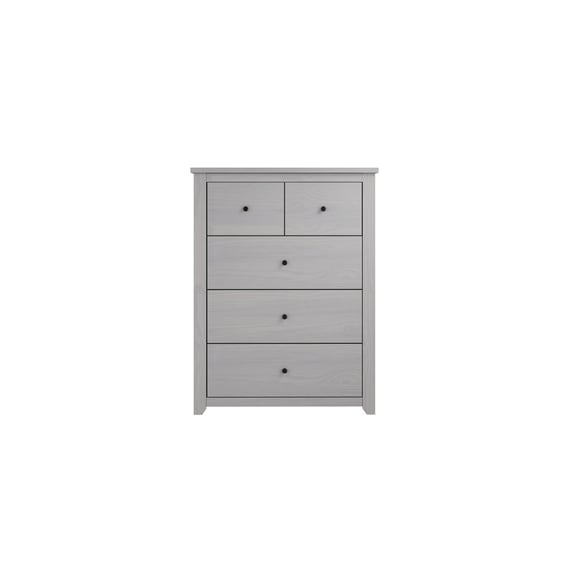 havana grey large 5 drawer chest front