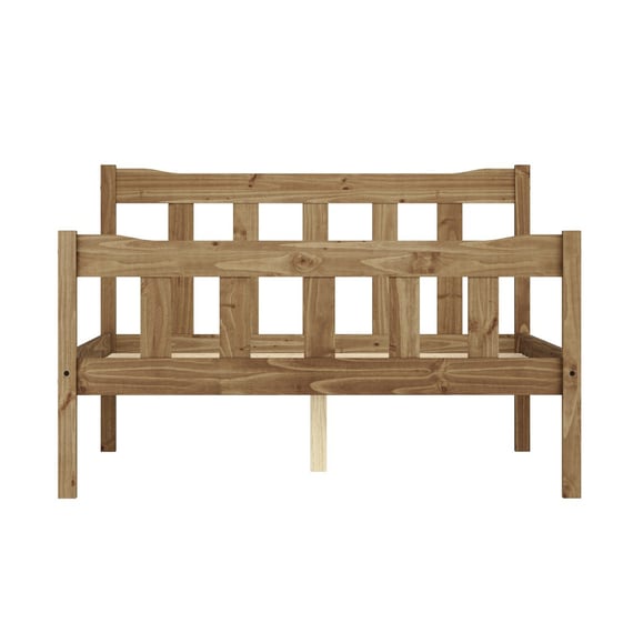 havana pine double bed front
