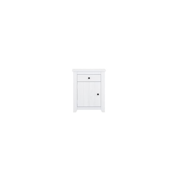 havana white bedside table front