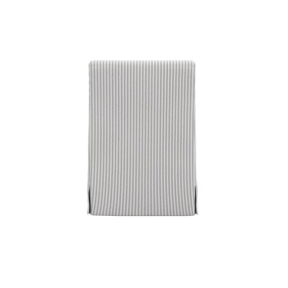 hettie grey cotton stripe dining chair back