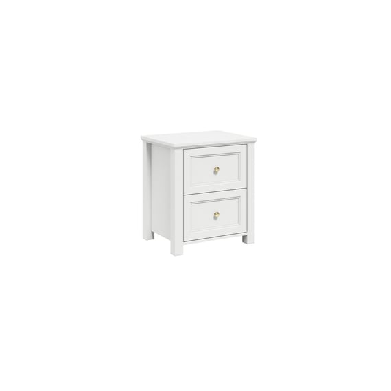 ives white bedside cabinet angle