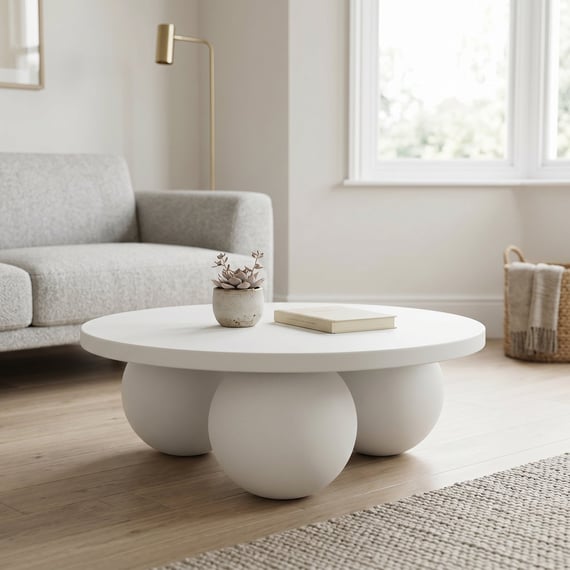 Kenji White Coffee Table