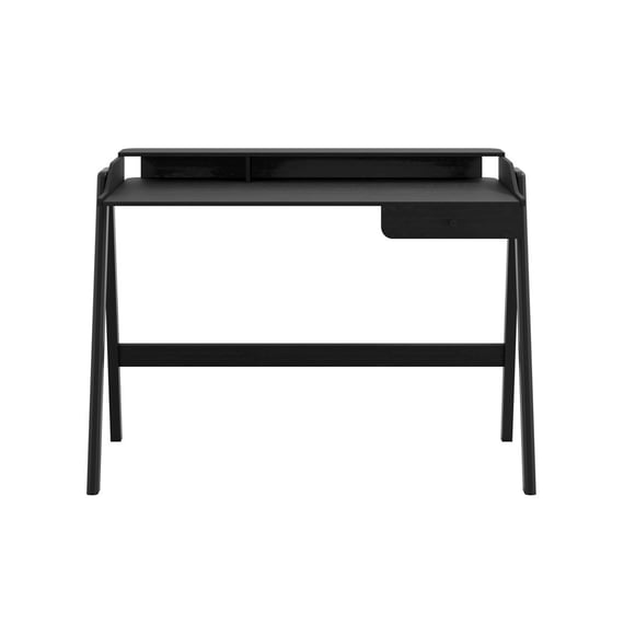 lark black desk front