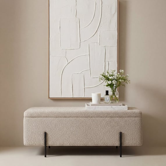 lola buff boucle storage ottoman cut out