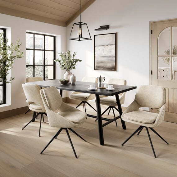 Louie Black Black Dining Table