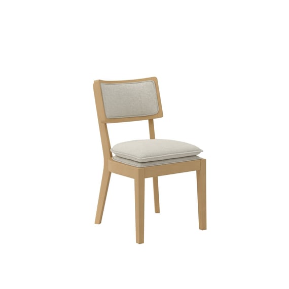 maggie frost oak dining chair angle