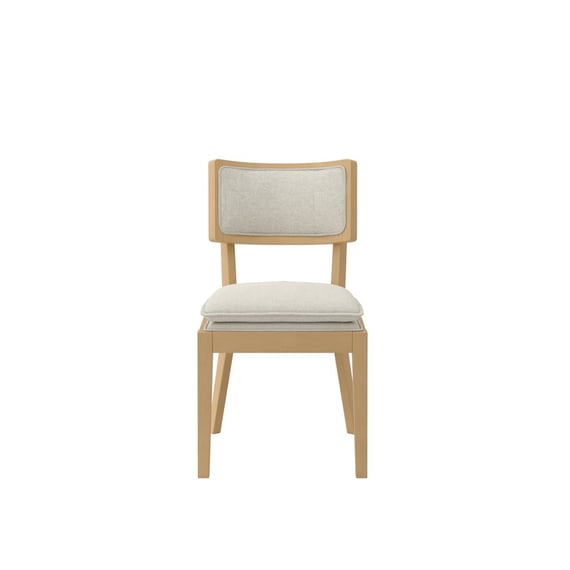 maggie frost oak dining chair front