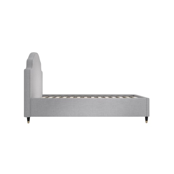 monterey light grey single bed side