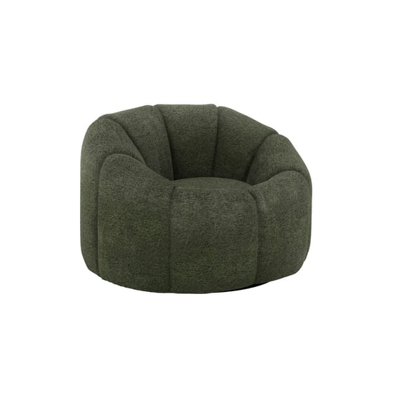 nao basil green swivel chair angle