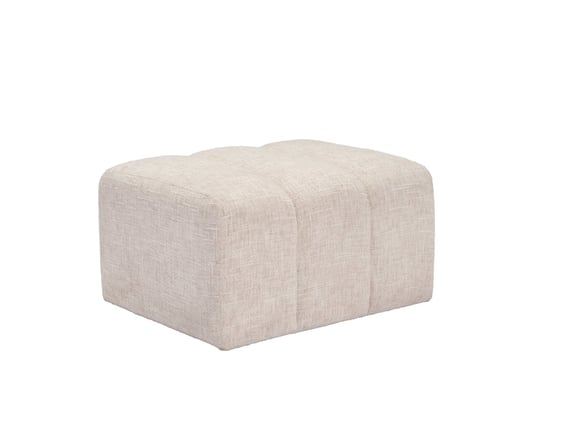 peninsula oyster pouffe footstool angle