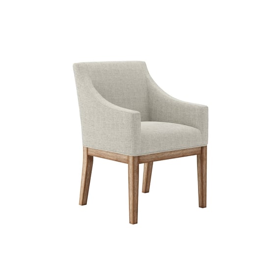 piper bisque dining chair angle