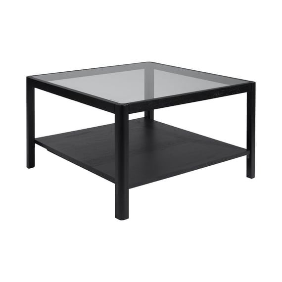 ray black coffee table angle
