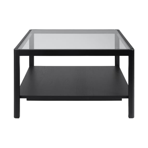 ray black coffee table front