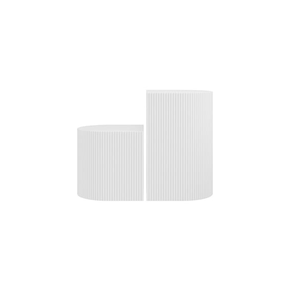 reed white side table side