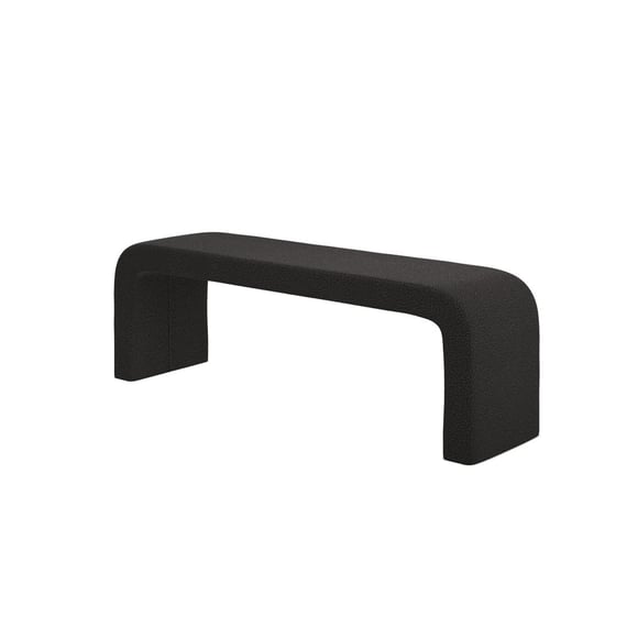 ren black boucle bench angle