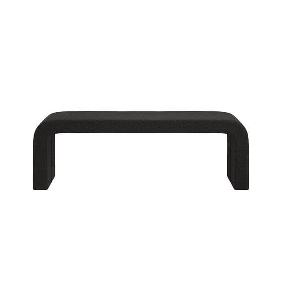 ren black boucle bench front