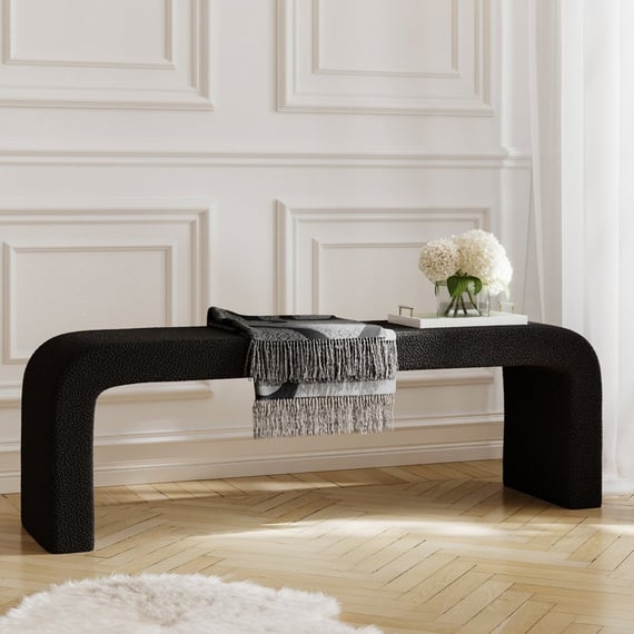ren black boucle bench lifestyle