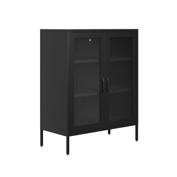 reuben black metal cabinet angle