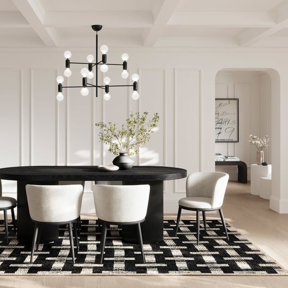 rina black dining table nova ivory chairs room