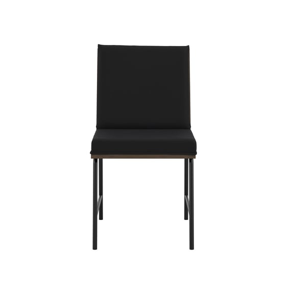 scout onyx dining chair front view