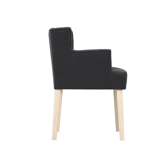 shay anthracite winged chair arms side