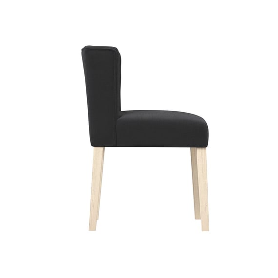 shay anthracite winged dining chair side