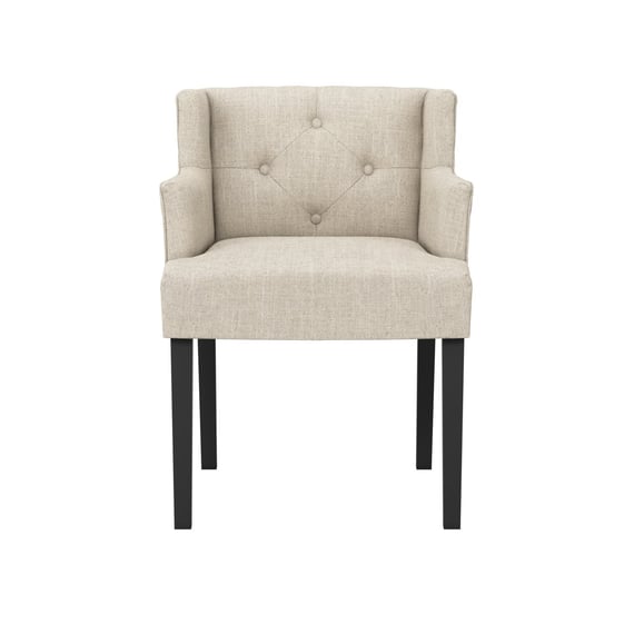 shay stone winged chair arms front