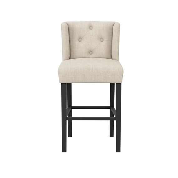 shay stone winged counter stool front